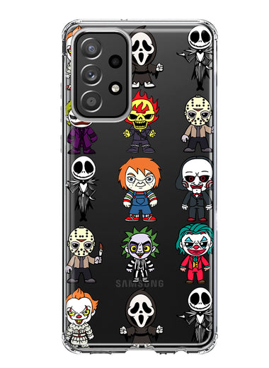 Samsung Galaxy A52 Cute Classic Halloween Spooky Cartoon Characters Hybrid Protective Phone Case Cover