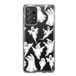 Samsung Galaxy A53 Cute Halloween Spooky Floating Ghosts Horror Scary Hybrid Protective Phone Case Cover