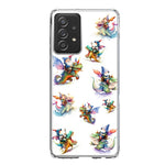Samsung Galaxy A32 5G Cute Fairy Cartoon Gnomes Dragons Monsters Hybrid Protective Phone Case Cover