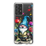 Samsung Galaxy A52 Gnome Red Purple Blue Roses Garden Hybrid Protective Phone Case Cover