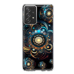 Samsung Galaxy A52 Mandala Geometry Abstract Multiverse Pattern Hybrid Protective Phone Case Cover