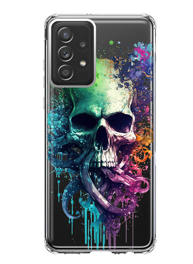 Samsung Galaxy A31 5G Fantasy Octopus Tentacles Skull Hybrid Protective Phone Case Cover