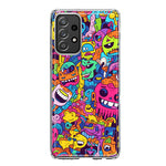 Samsung Galaxy A31 5G Psychedelic Trippy Happy Characters Pop Art Hybrid Protective Phone Case Cover