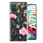 Samsung Galaxy A71 4G Spring Pastel Wild Flowers Summer Classy Elegant Beautiful Hybrid Protective Phone Case Cover