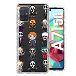 Samsung Galaxy A71 5G Cute Classic Halloween Spooky Cartoon Characters Hybrid Protective Phone Case Cover