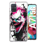 Samsung Galaxy A71 4G Evil Joker Face Painting Graffiti Hybrid Protective Phone Case Cover