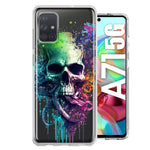 Samsung Galaxy A71 4G Fantasy Octopus Tentacles Skull Hybrid Protective Phone Case Cover