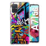 Samsung Galaxy A71 4G Urban Graffiti Street Art Painting Hybrid Protective Phone Case Cover