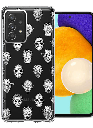 Samsung Galaxy A72 Halloween Horror Villans Design Double Layer Phone Case Cover