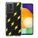 Samsung Galaxy A72 Electric Lightning Bolts Design Double Layer Phone Case Cover