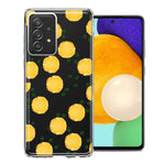 Samsung Galaxy A72 Tropical Pineapples Polkadots Design Double Layer Phone Case Cover