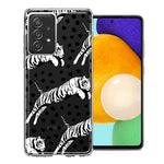 Samsung Galaxy A72 Tiger Polkadots Design Double Layer Phone Case Cover