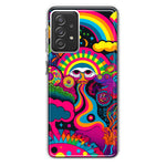 Samsung Galaxy A72 Psychedelic Trippy Hippie Night Walk Hybrid Protective Phone Case Cover