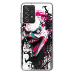 Samsung Galaxy A72 Evil Joker Face Painting Graffiti Hybrid Protective Phone Case Cover