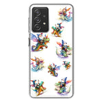 Samsung Galaxy A72 Cute Fairy Cartoon Gnomes Dragons Monsters Hybrid Protective Phone Case Cover