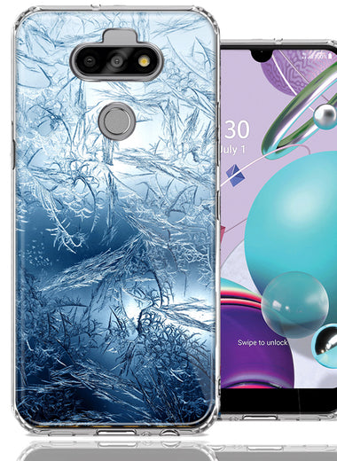 LG Aristo 5/K31/Fortune 3 Blue Ice Design Double Layer Phone Case Cover