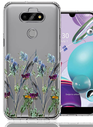 LG Aristo 5/Phoenix 5/Risio 4 Country Dried Flowers Design Double Layer Phone Case Cover