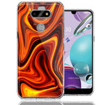 LG Aristo 5/K31/Fortune 3 Fire Abstract Design Double Layer Phone Case Cover