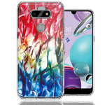 LG Aristo 5/K31/Fortune 3 Land Sea Abstract Design Double Layer Phone Case Cover