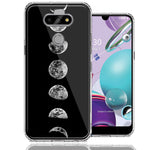 LG Aristo 5/K31/Fortune 3 Moon Transitions Design Double Layer Phone Case Cover