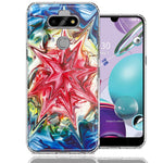 LG Aristo 5/K31/Fortune 3 Tie Dye Abstract Design Double Layer Phone Case Cover