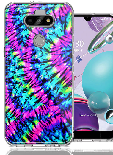 LG Aristo 5/K31/Fortune 3 Hippie Tie Dye Design Double Layer Phone Case Cover