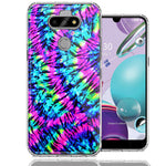 LG Aristo 5/K31/Fortune 3 Hippie Tie Dye Design Double Layer Phone Case Cover