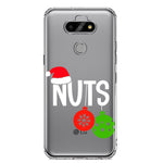 LG Aristo 5 Christmas Funny Couples Chest Nuts Ornaments Hybrid Protective Phone Case Cover