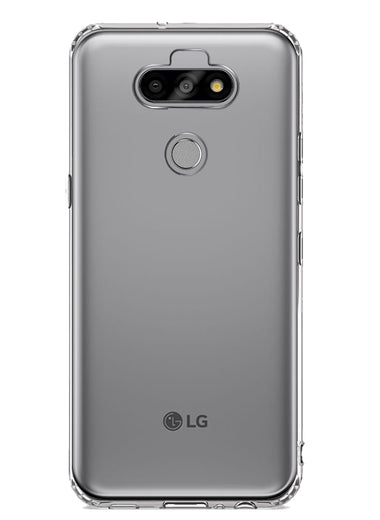 LG Aristo 5 Clear Shockproof Heavy Duty Double Layer Dual Hybrid Protective Phone Case Cover