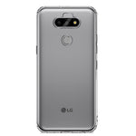 LG Aristo 5 Clear Shockproof Heavy Duty Double Layer Dual Hybrid Protective Phone Case Cover
