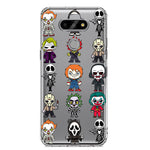 LG Aristo 5 Cute Classic Halloween Spooky Cartoon Characters Hybrid Protective Phone Case Cover