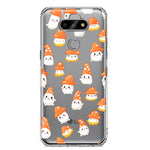 LG Aristo 5 Cute Cartoon Mushroom Ghost Characters Hybrid Protective Phone Case Cover