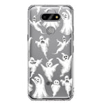 LG Aristo 5 Cute Halloween Spooky Floating Ghosts Horror Scary Hybrid Protective Phone Case Cover