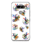 LG Aristo 5 Cute Fairy Cartoon Gnomes Dragons Monsters Hybrid Protective Phone Case Cover