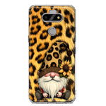 LG Aristo 5 Gnome Sunflower Leopard Hybrid Protective Phone Case Cover