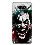 LG Aristo 5 Laughing Joker Painting Graffiti Hybrid Protective Phone Case Cover