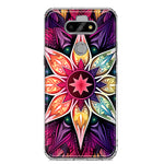 LG Aristo 5 Mandala Geometry Abstract Star Pattern Hybrid Protective Phone Case Cover
