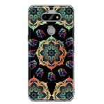 LG Aristo 5 Mandala Geometry Abstract Elephant Pattern Hybrid Protective Phone Case Cover