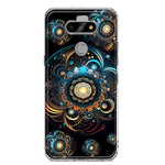 LG Aristo 5 Mandala Geometry Abstract Multiverse Pattern Hybrid Protective Phone Case Cover