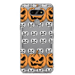 LG Aristo 5 Halloween Spooky Horror Scary Jack O Lantern Pumpkins Hybrid Protective Phone Case Cover