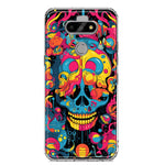 LG Aristo 5 Psychedelic Trippy Death Skull Pop Art Hybrid Protective Phone Case Cover