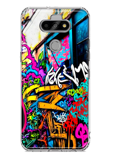 LG Aristo 5 Urban Graffiti Street Art Painting Hybrid Protective Phone Case Cover