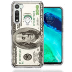 Motorola Moto G Fast Benjamin $100 Bill Design Double Layer Phone Case Cover