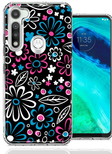 Motorola Moto G Fast Cute Daisies Design Double Layer Phone Case Cover