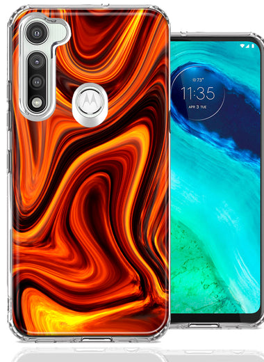 Motorola Moto G Fast Fire Abstract Design Double Layer Phone Case Cover