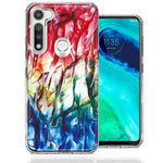 Motorola Moto G Fast Land Sea Abstract Design Double Layer Phone Case Cover