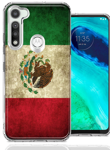 Motorola Moto G Fast Mexico Flag Design Double Layer Phone Case Cover