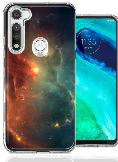 Motorola Moto G Fast Nebula Design Double Layer Phone Case Cover
