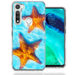 Motorola Moto G Fast Ocean Starfish Design Double Layer Phone Case Cover