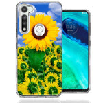 Motorola Moto G Fast Sunflowers Design Double Layer Phone Case Cover